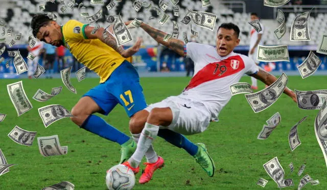 El último partido entre Perú y Brasil fue una victoria para la Verdeamarela por 1-0 en la semifinal de la Copa América 2021. Foto: EFE