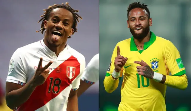 Carrillo (Perú) y Neymar (Brasil) son jugadores decisivos para ambas selecciones. Foto: composición LR