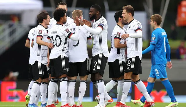 Selección de Alemania venció 4-0 a Islandia por las Eliminatorias Qatar 2022. Foto: Germany/Twitter