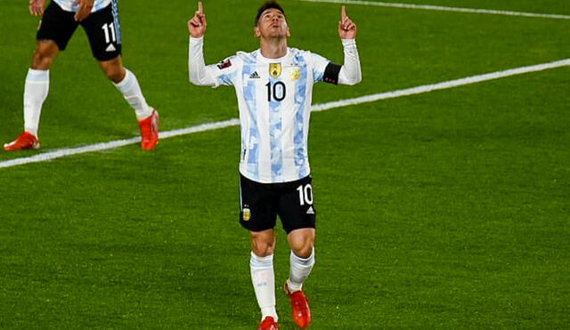 Lionel Messi marcó el primero ante Bolivia a los 13 minutos del juego. Foto: Liga Fútbol Profesional