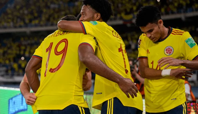 Colombia superó a Chile por las Eliminatorias Sudamericanas rumbo a Qatar 2022. Foto: AFP