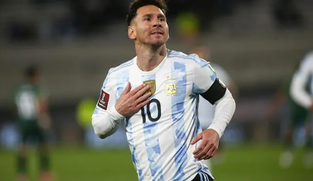 Argentina 3-0 Bolivia por Eliminatorias Qatar 2022 con triplete de Lionel Messi. Foto: twiter Selección Argentina