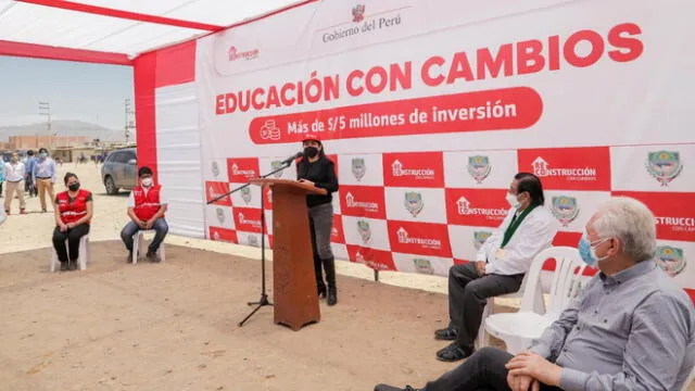 Amalia Moreno inauguró obras de reconstrucción en región Áncash. Foto: ARCC