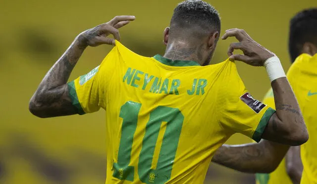 Neymar fue cuestionado luego del cotejo ante Chile por su estado físico. Foto: Twiter / CBF Futebol