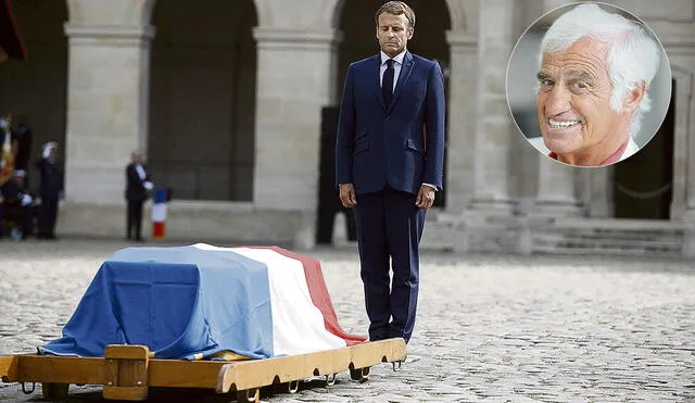 Presidente de Francia, Emmanuel Macron, tuvo sentidas palabras. Foto: AFP/Composición La República