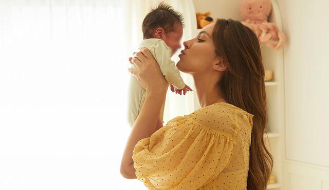 Leo, el segundo hijo de Natalie Vértiz y Yaco Eskenazi, nació el 7 de agosto de 2021. Foto: Natalie Vértiz/Instagram