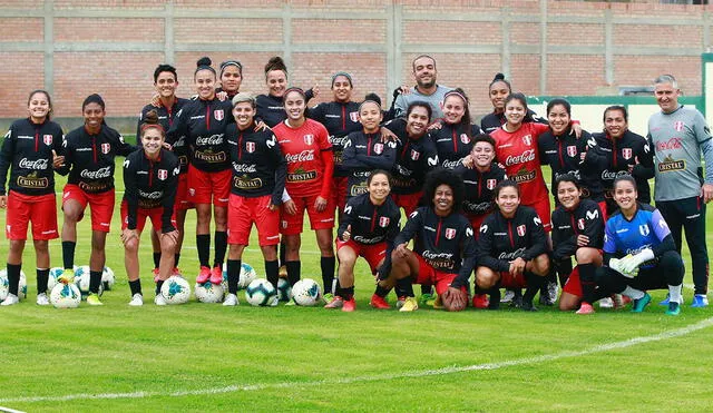La selección peruana viene entrenando en la Videnita de Chincha. Foto: selección peruana