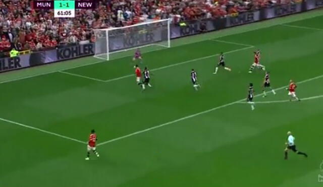 Cristiano Ronaldo volvió a poner en ventaja al Manchester United en el segundo tiempo. Foto: captura de video/ESPN 2