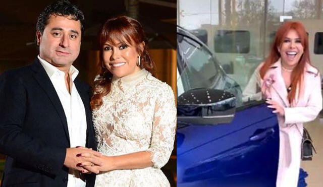 Magaly Medina contó que su esposo Alfredo Zambrano es muy detallista. Foto: Instagram