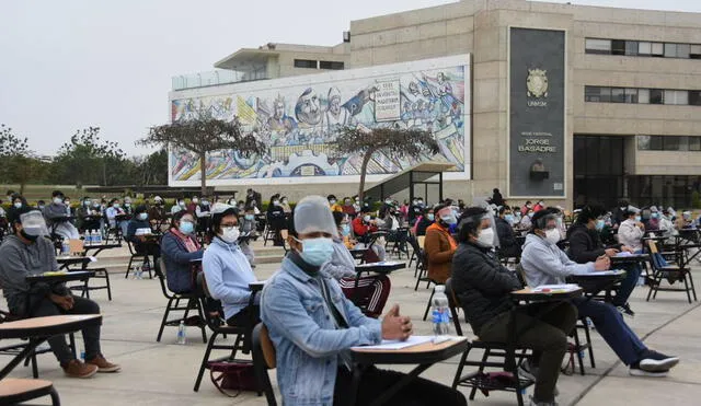 Examen de admisión presencial se desarrolló durante cuatro días. Foto: UNMSM