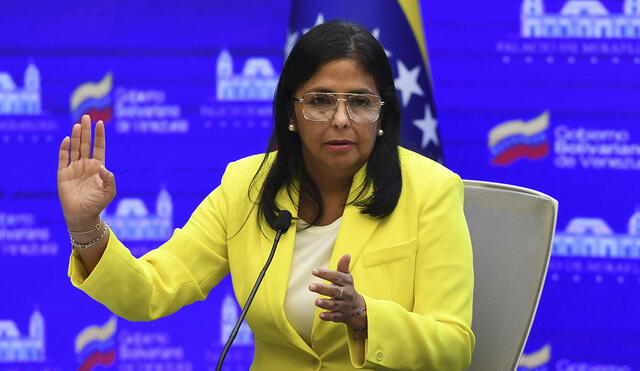 La vicepresidenta Delcy Rodríguez dijo que mostrarán "las pruebas" del "saboteo eléctrico" de 2019. Foto: AFP