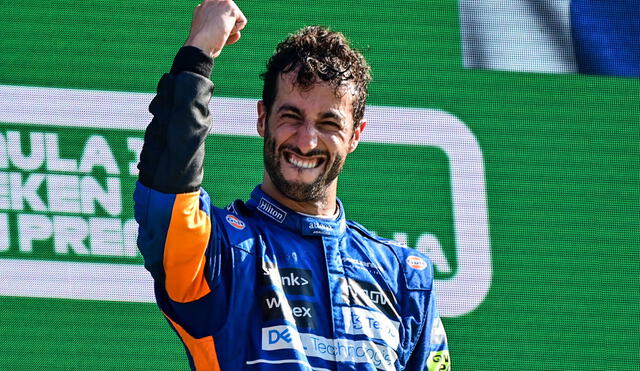 Daniel Ricciardo es el campeón histórico del Gran Premio de Italia. Foto: Fórmula 1