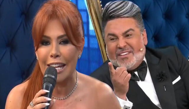 Magaly Medina contó que se sorprendió con la noticia de la contratación de Andrés Hurtado. Foto: captura Panamericana TV