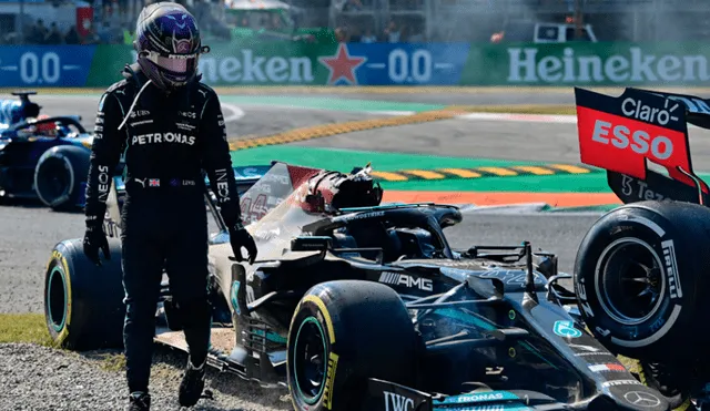 Lewis Hamilton se pronunció respecto al accidente con Max Verstappen. Foto: AFP