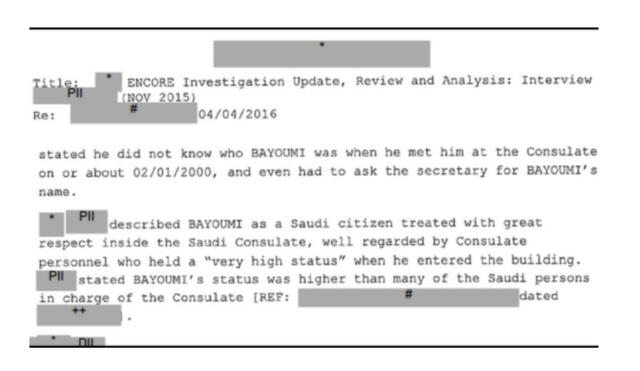 La publicación del documento se da luego de que el presidente Joe Biden ordenara la revisión de los archivos. Foto: FBI