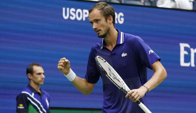 Medvedev consigue su primer Major al ganarle a Djokovic. Foto: ESPN Tenis