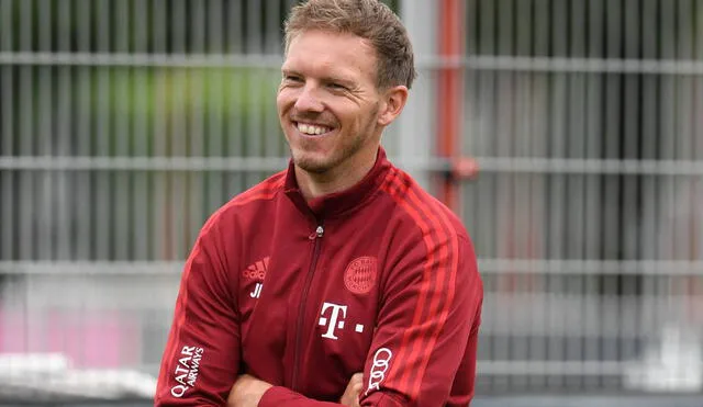 Bayern Munich será el segundo equipo que Nagelsmann dirija en Champions League. Foto: AFP