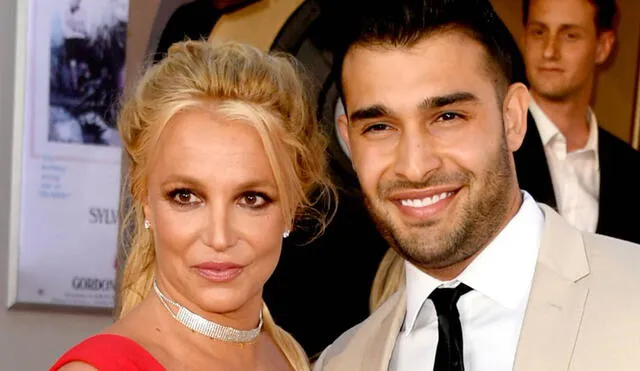 Britney Spears y Sam Asghari se comprometieron el domingo 12 de setiembre. Foto: AFP