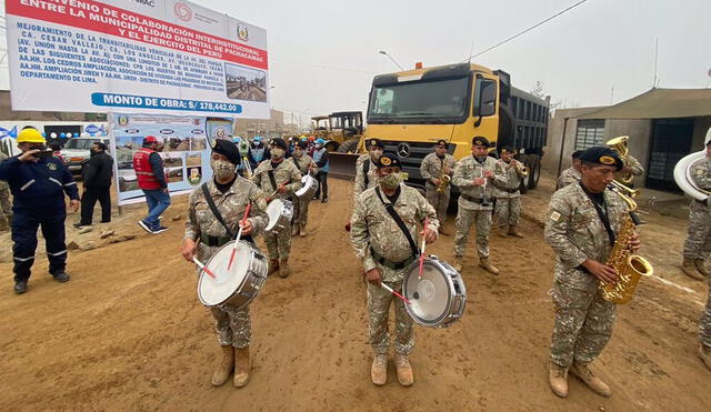 El proyecto es producto de un convenio entre el Ejército del Perú y la Municipalidad Distrital de Pachacamac. Foto: Ministerio de Defensa del Perú