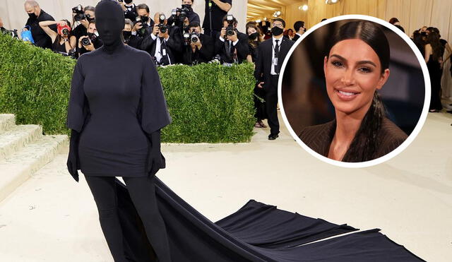 Kim Kardashian atrajo todas las miradas durante el MET Gala 2021. Foto: difusión
