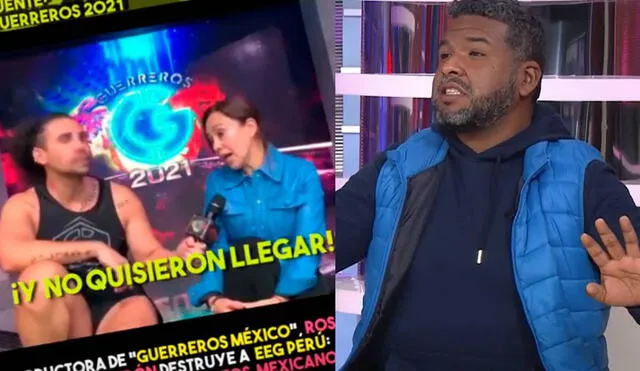 Jaime 'Choca' Mandros indignado con productora de Guerreros México. Foto: Instarándula/ captura de América TV