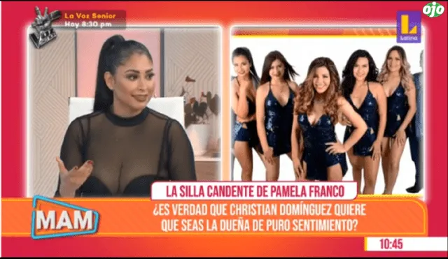 Pamela Franco afirma que las ganancias de Christian también son de ellas. Foto: Mujeres al mando.