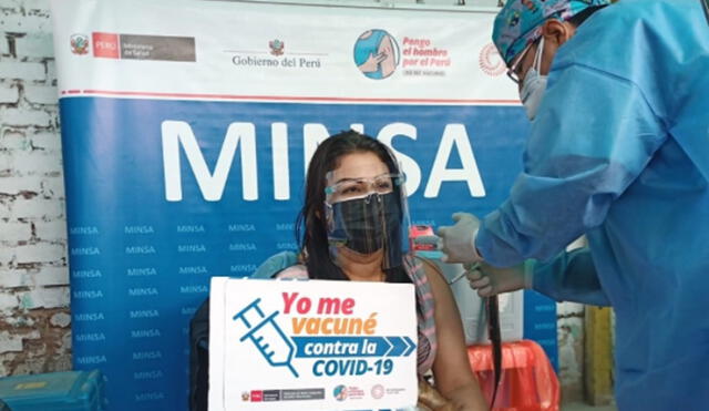 Minsa espera vacunar al 50% de la población objetiva hasta setiembre. Foto: Minsa