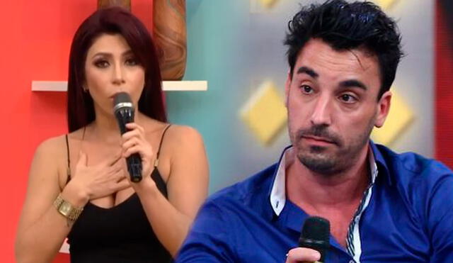 Milena Zárate se mostró indignada por las expresiones de Santi Lesmes contra ella en las galas de Reinas del show. Foto: captura/América TV/Instagram