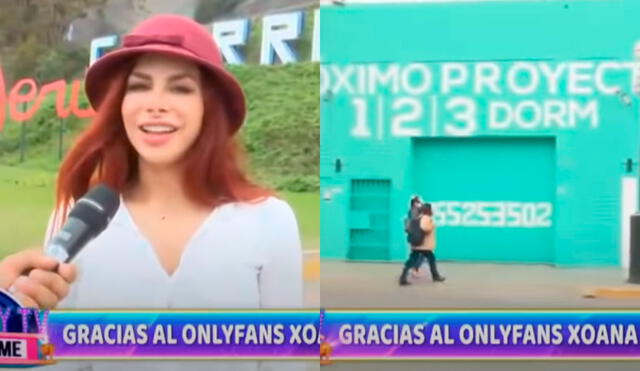 Xoana González se mudará a Chorrillos para vivir en su nuevo hogar que estará listo para el 2023. Foto: captura/ATV