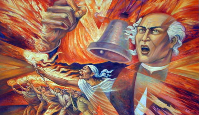 Miguel Hidalgo y Costilla enunciando el grito simbólico que dio inicio al proceso de independencia de México.
Foto: Museo Casa de Hidalgo