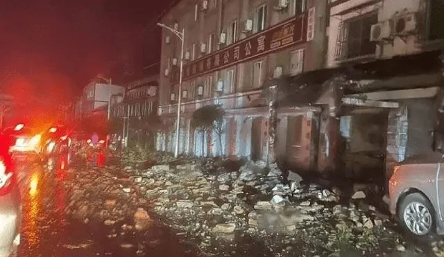 China lanzó una alerta de emergencia por un terremoto de seis grados. Foto: Twitter/RochexRB27