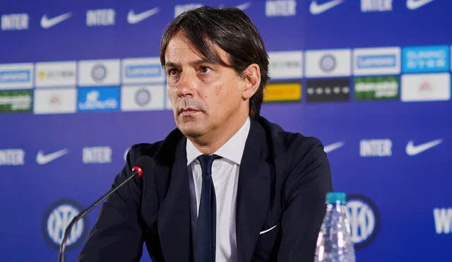 Simone Inzague disputa su primera Champions League como entrenador del Inter de Milán. Foto: web Inter de Milán