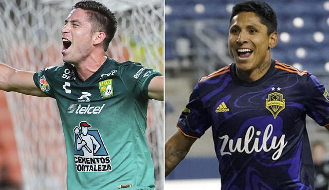 Los delanteros peruanos fueron claves en las victorias de sus equipos en las semifinales de la League Cup. Foto: Liga MX/Composición La República
