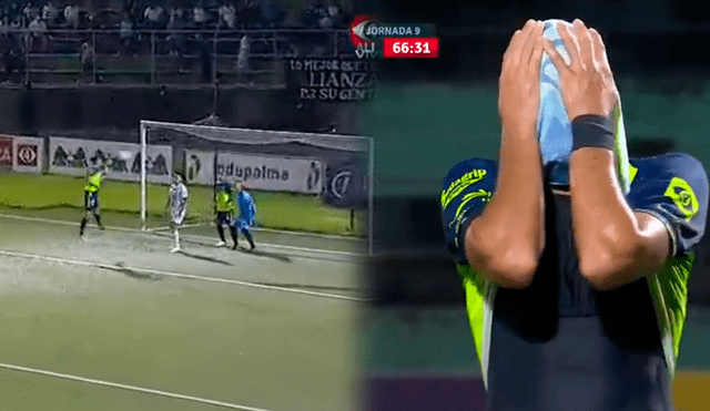 Futbolista uruguayo concretó un inaudito autogol por la liga salvadoreña. Foto: captura de Cuatro