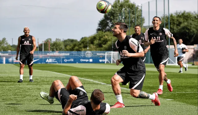 Lionel Messi ha influido positivamente en el equipo por su entrega, compromiso y rigurosidad al entrenar. Foto: PSG