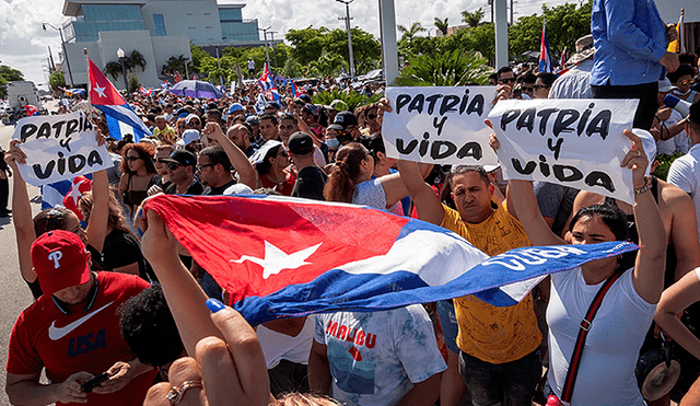 El pasado 5 de agosto de 2021, 62 personas fueron juzgadas en Cuba por su accionar durante las protestas del 11 y 12 de julio del presente año. Foto: EFE