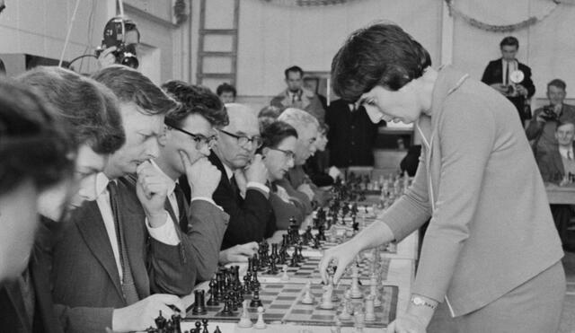 Nona Gaprindashvili en Dorset, Reino Unido, el 11 de enero de 1965. Foto: Gettyimages.ru