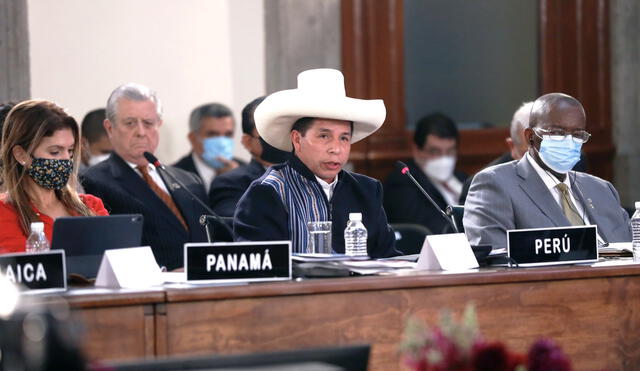 Es el primer evento internacional de Pedro Castillo desde que asumió la presidencia. Foto: Presidencia del Perú