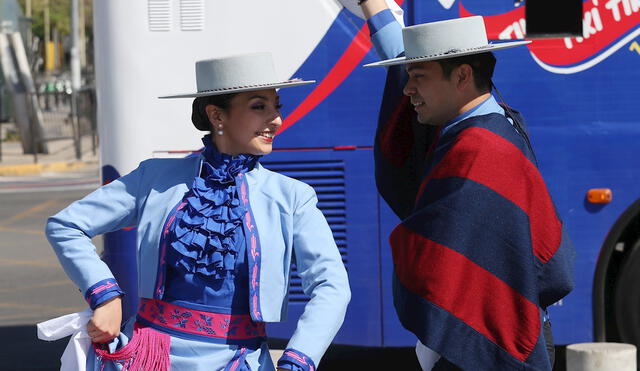 Chile festeja sin cuarentena su aniversario de independencia de la península española. Foto EFE