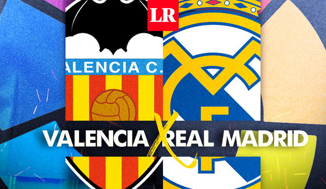 Valencia vs. Real Madrid EN VIVO por la quinta jornada de LaLiga Santander. Foto: composición LR