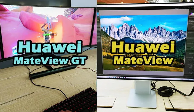 La Huawei MateView GT es un monitor curvo de 34 pulgadas. Foto: composición/Edson Henriquez