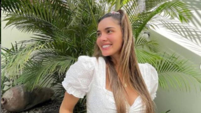 La chica reality Korina Rivadeneira confesó que uno de sus motivos para dejar la lactancia es que se ha vuelto un "dolor de cabeza". Foto: captura de Instagram