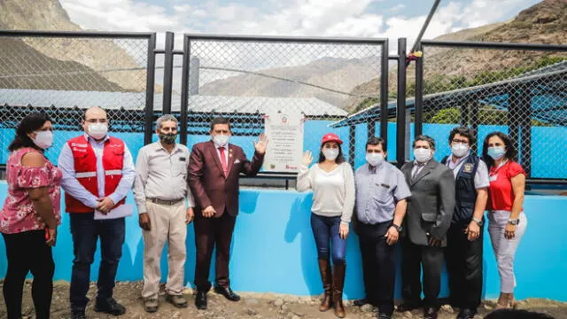 En el centro poblado de Llallán inauguraron planta de tratamiento de aguas residuales. Foto: ARCC