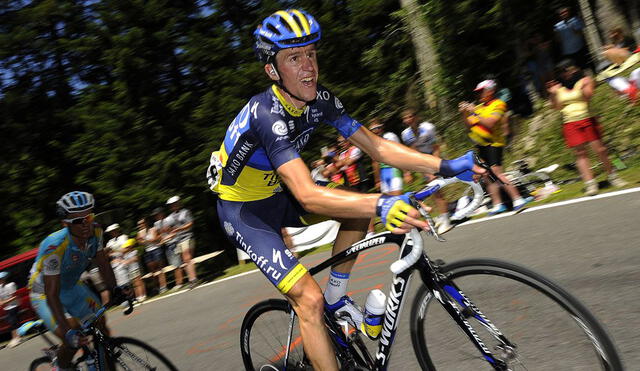 Chris Anker Sorensen participó en cinco ocasiones en el Tour de Francia y fue galardonado como Corredor supercombativo en la edición de 2012. Foto: AFP