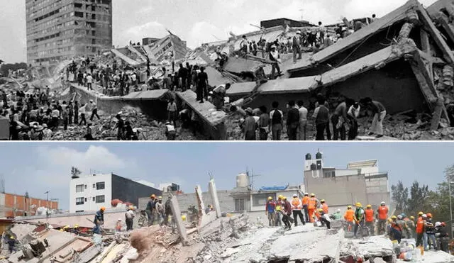 Ciudad de México sufrió un terremoto de 8.1 el 19 de septiembre de 1985, con saldo de más de 10.000 muertos. Foto: El Universal