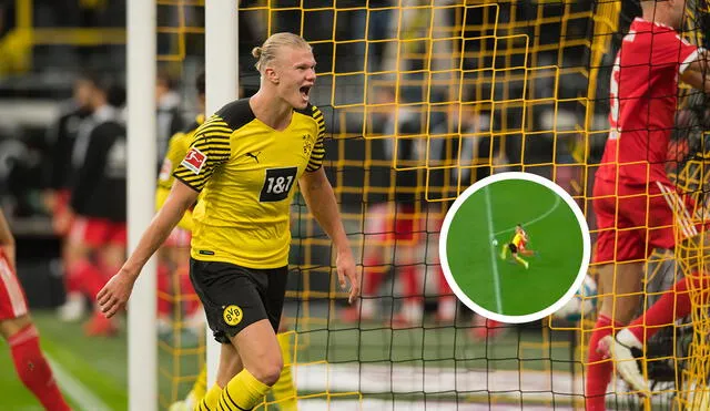 El delantero de la selección de Noruega continúa imparable. Foto: composición/ Borussia Dortmund/ captura ESPN.
