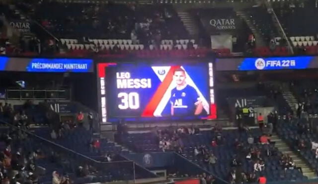 Lionel Messi jugará su primer partido en el Parque de los Príncipes. Foto: captura ESPN.