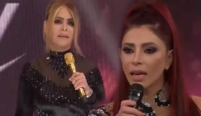 Gisela Valcárcel pidió disculpas a Milena Zárate en nombre de Santi Lesmes. Foto: captura América TV
