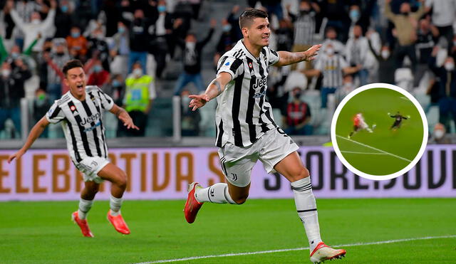 Morata volvió a la 'Juve' la temporada pasada. Foto: composición/ Juventus/ captura Serie A