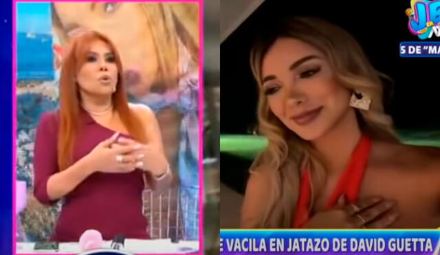 Paula Manzanal conversó con Magaly Medina sobre sus lujos en Ibiza y la amistad que tiene con David Guetta. Foto: captura/ATV